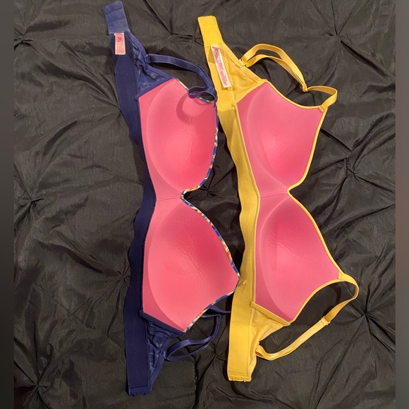 2 PINK 34DD Bras - Picture 3 of 9